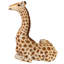 Statue Zari la girafe au repos