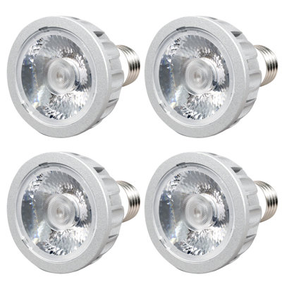 Sunlight2® PAR20 120V AC 10W Bulb, Dim to Warm, 3000K to 1800K, 36° Beam Angle, Silver Finish