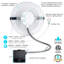 Ensemble de luminaires encastrés 10 pi