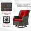 Ensemble de conversation pour 4 personnes avec foyer et coussins-649103952