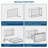 Stainless Steel Shower Niche, Brushed Nickel-971167471-971167468