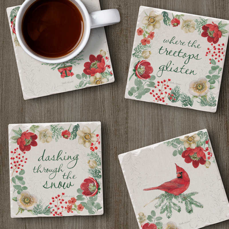 Paquet de 4 sous-verres Holiday