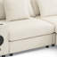 Canapé en U avec console, chargeur USB, porte-gobelets, rangement, repose-pieds, canapé à sièges profonds et larges-130920922