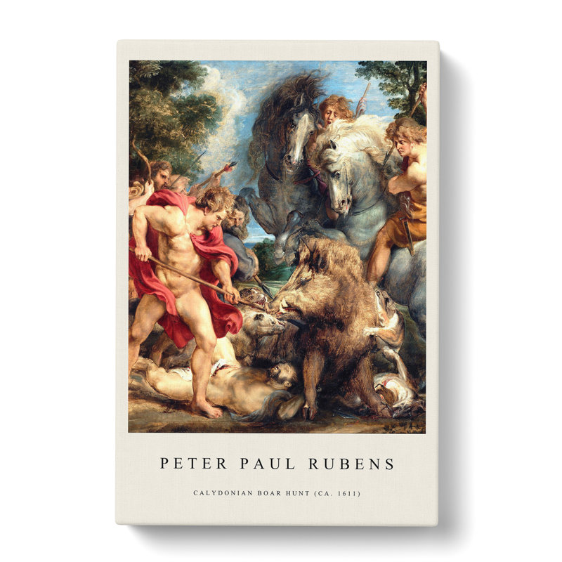 Attack by Peter Paul Rubens - Wrapped Canvas Painting, 76cm H x 50cm W x 3cm D