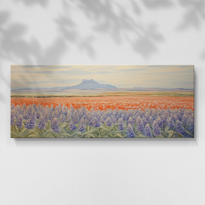 Botanical Series-CCxxviii - Toile tendue avec châssis - Prêt à accrocher, H 12 po x l 30 po
