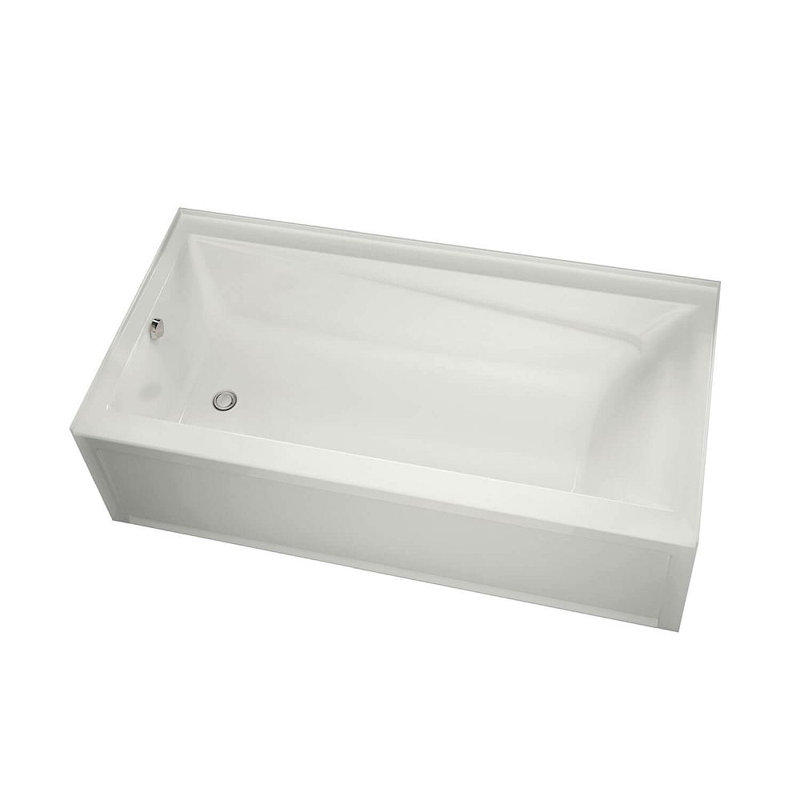 Exhibit 65.88'' x 32'' Soaking Acrylic Bathtub, Left