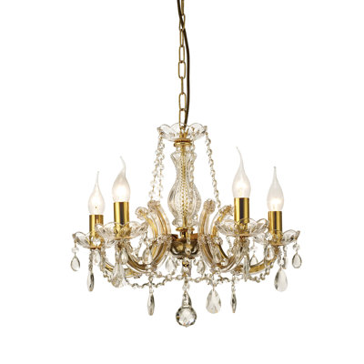 Jansen 5 - Light Candle Style Chandelier