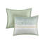 Édredon 5 pièces pour lit double / grand lit - Microfibre Seersucker Shabby Chic Decor Floral Prints 2 Coussins décoratifs Lavable à la machine
