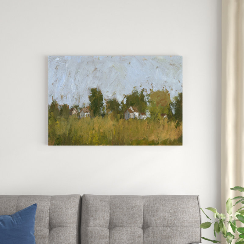 Panorama champêtre I, H 24 po x l 36 po x P 1,25 po