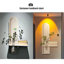 Crème à DEL arche de grès hydroponique verdure art mural - décor de couloir d'entrée-387532033-387532036