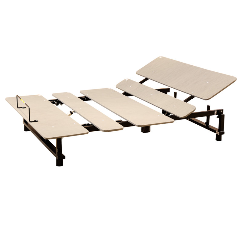 Base de lit électrique gris avec télécommande pour un ajustement facile - gris