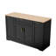 Buffet de rangement multifonctionnel avec table extensible et tablettes réglables-587183149