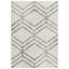Tapis géométrique ivoire / sauge Arrietty-1860013881