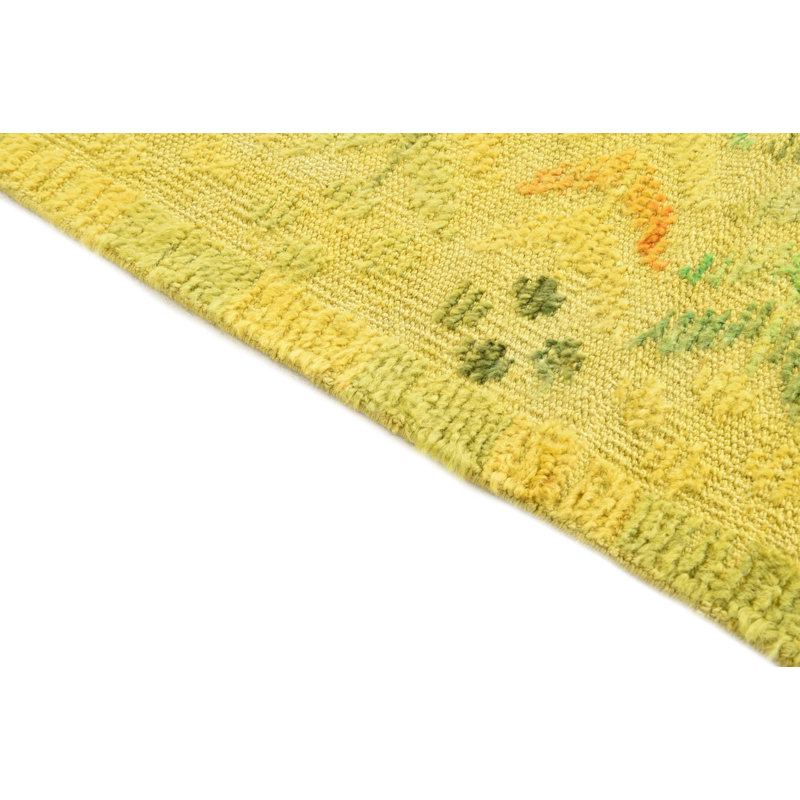 Tapis jaune 5 x 8 Porcaro