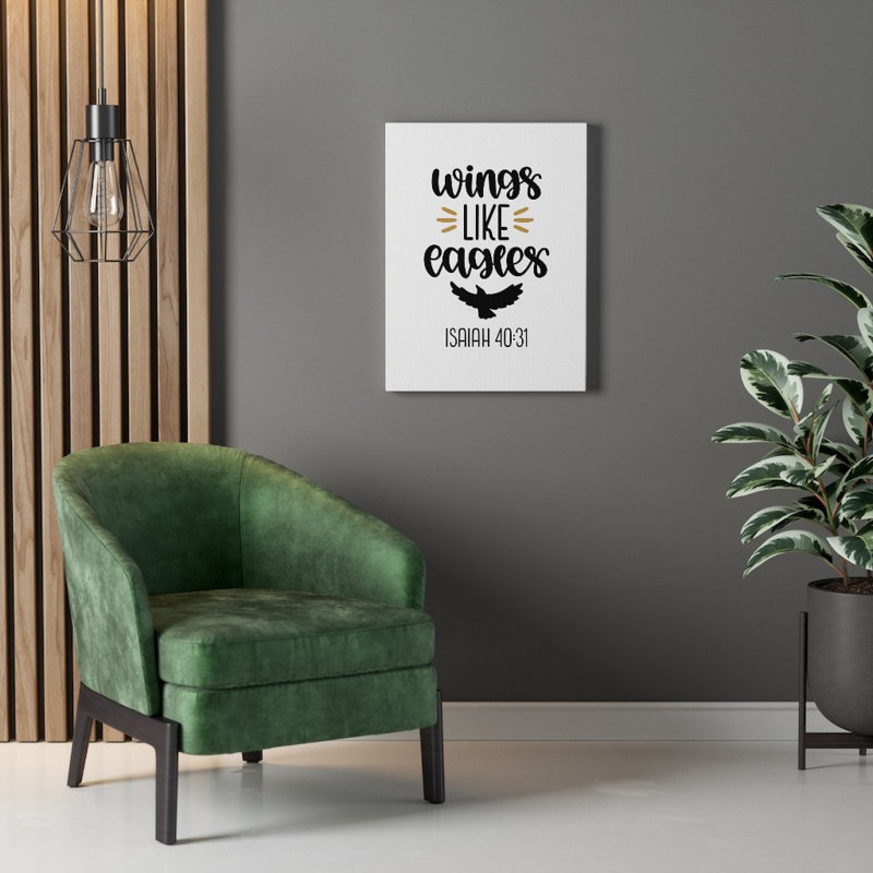 Wings Like Eagles - Wrapped Canvas Print, 61cm H x 46cm W