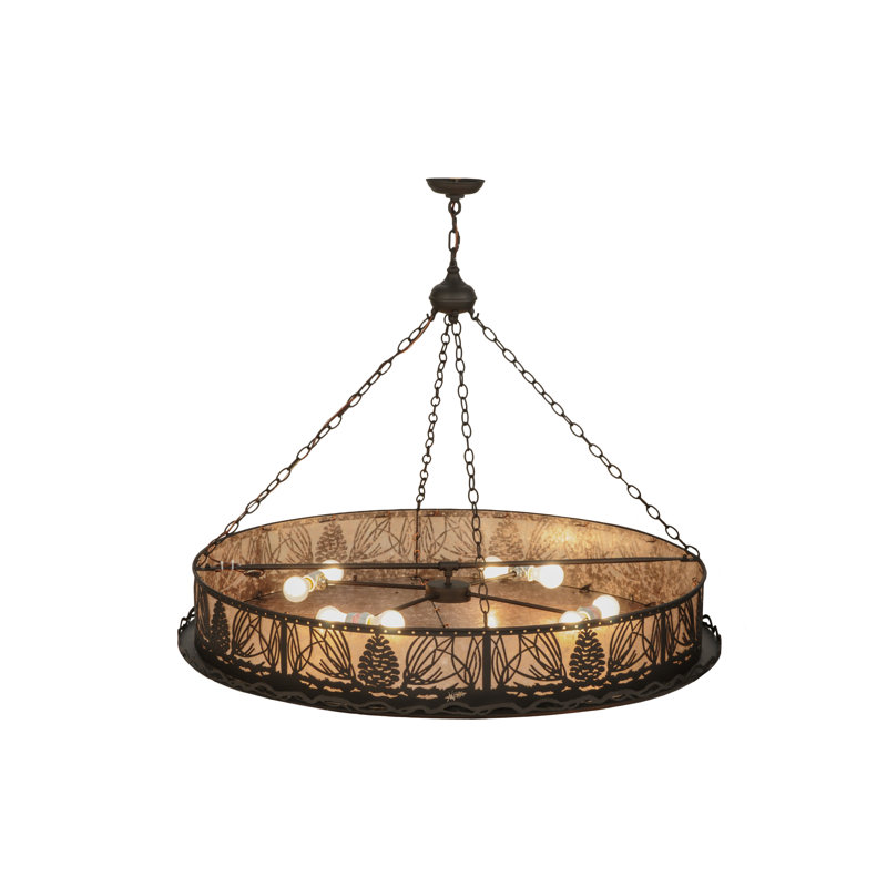 Rustic Lodge 8 - Light Chandelier