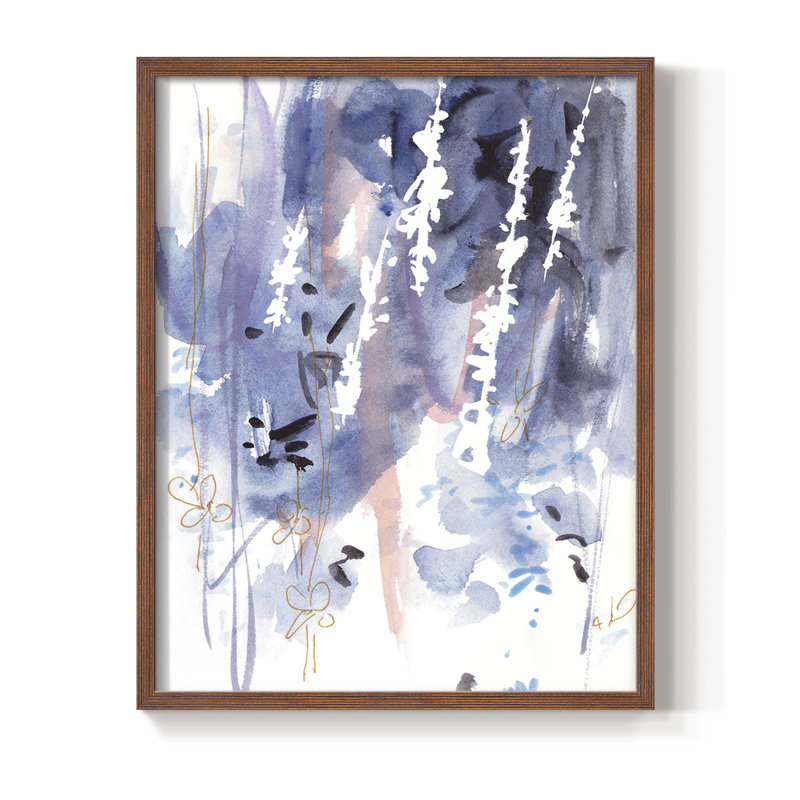 «Late Night Breeze III», reproduction encadrée - bois massif, Brun, H 20 po x l 16 po