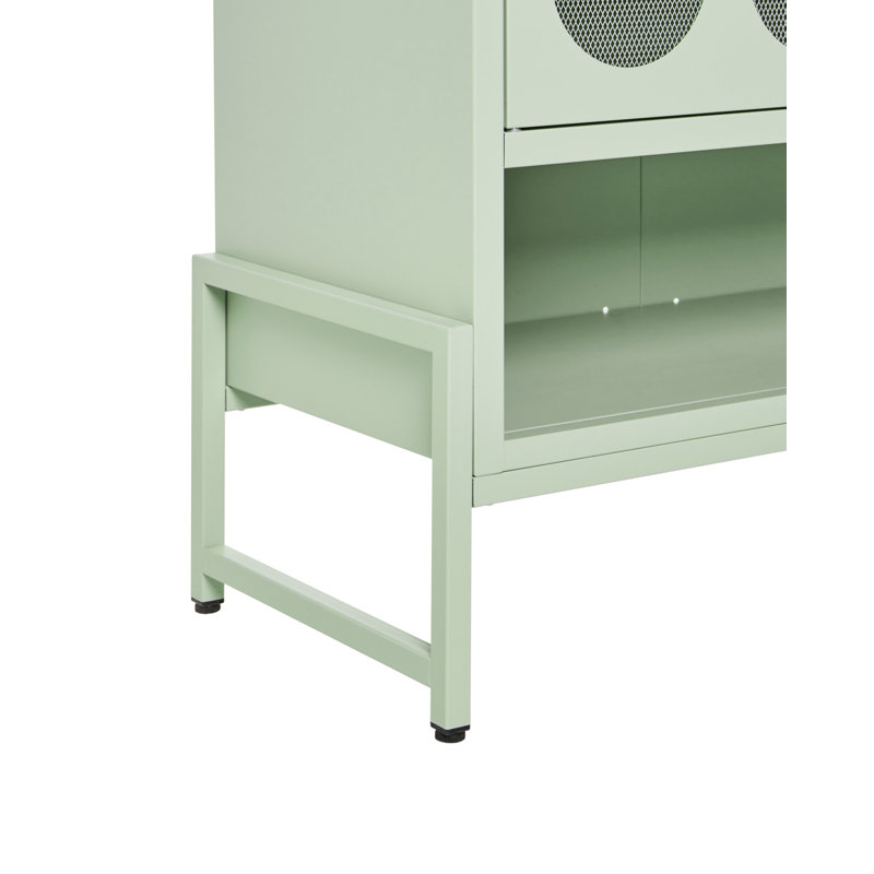 Blaykelee Cabinet Office Storage Cabinet, Green
