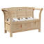 Solid Wood Storage Bench-1000440302