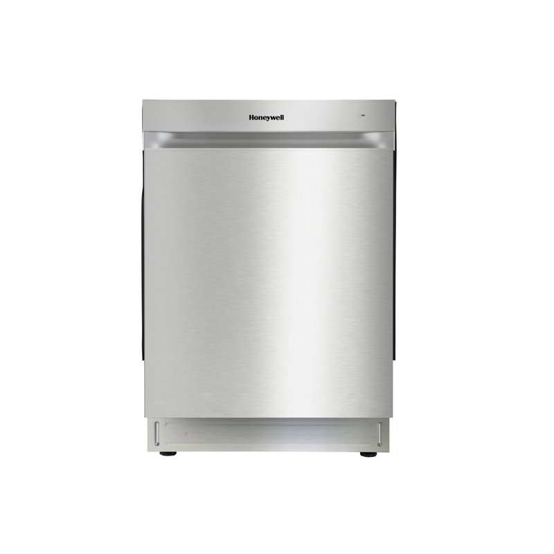 Honeywell 24 Inch Dishwasher With 12 Place Settings, 7 Washing Cycles, Stainless Steel And Plastic Tub, Ul/energy Star- Stainless Steel