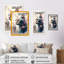 «Cute Siamese FloralII», peinture sur toile-907504419-907504418