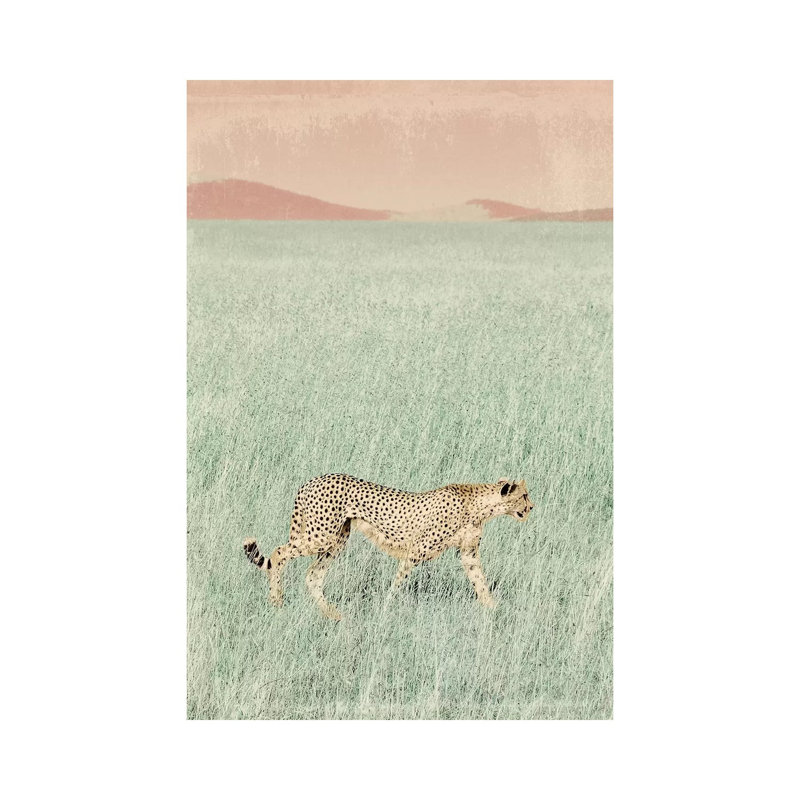 Cheetah In The Wild by SD Graphics Studio - Wrapped Canvas Gallery-Wrapped Canvas Giclée, 20.32 cm H x 30.48 cm W