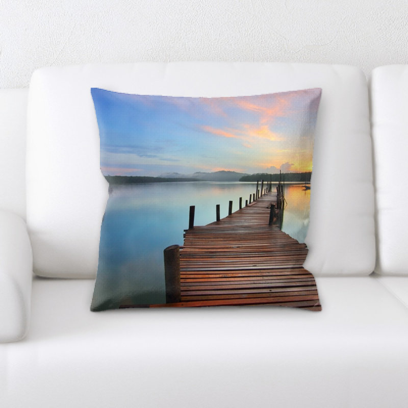Coussin coucher de soleil