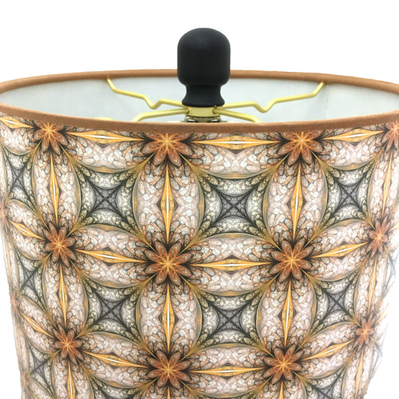Beyers Crystal Buffet Lamp, Bronze