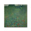 Toile tendue - Gustav Klimt «Field of Poppies 1907», art mural pour salon, chambre à coucher ou bureau - 24 x 24-460606393