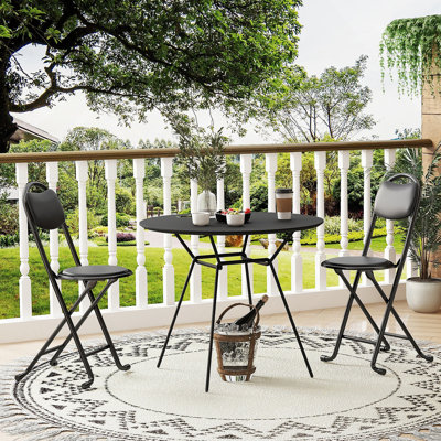 2Pcs Folding Stool With Back, Cushioned Padded Folding Stool, Portable Folding Chairs For Outdoor Indoor Kitchen Shop Cafe(Expect Arrival Date 2025/6/30)