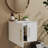 24" Wall-Mounted Single Bathroom Vanity with Sink-1236038711