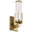 Dyfan - 1 Light Vanity with White Glass-860089076