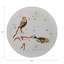 Zodiac Pisces Vegan Leather Round Pebble Placemat-1185039449