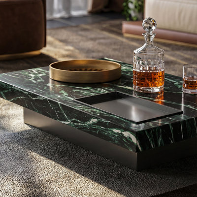 Table basse rectangulaire de luxe limitée