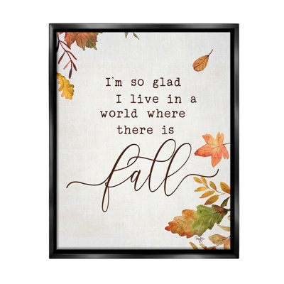 «A World With Fall» par Mollie B. sur toile