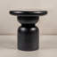 Table d'appoint ronde en bois de manguier-112716633