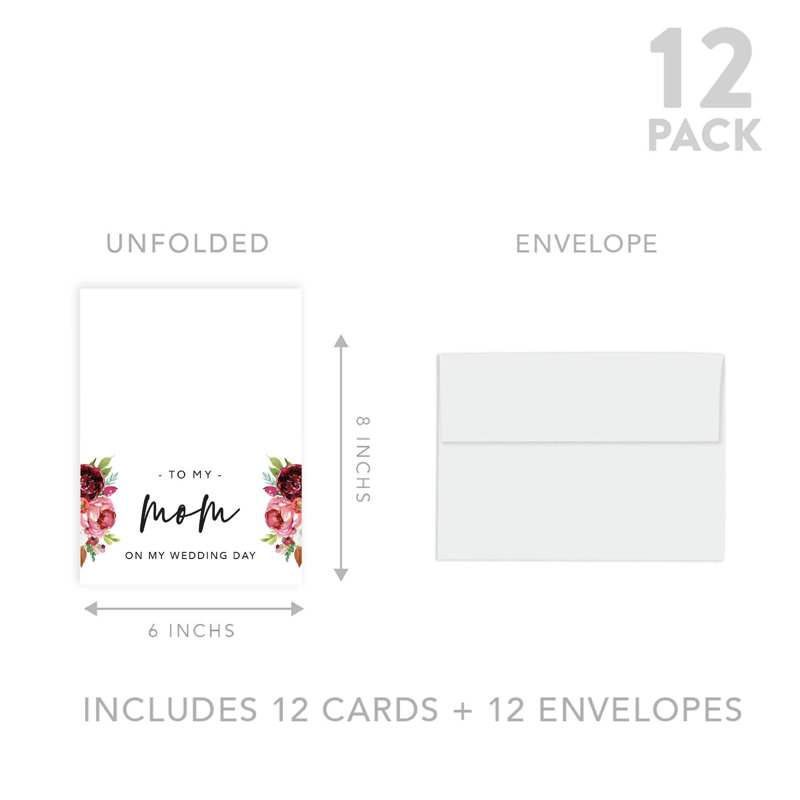 Carte de mariage pivoines