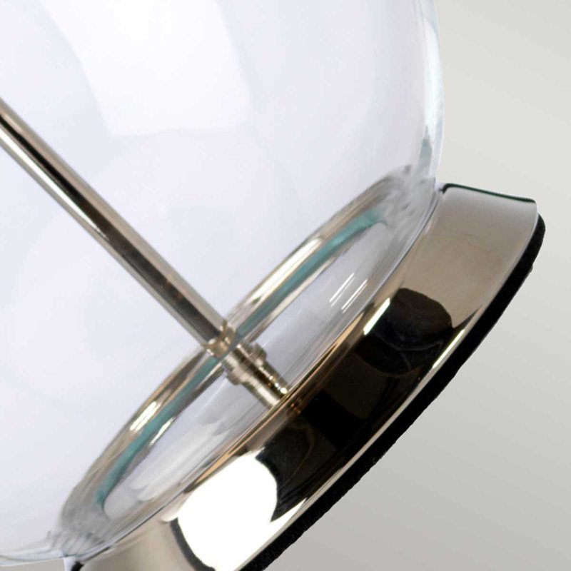 Ane Table Lamp, Polished Nickel