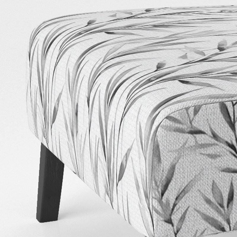 Fauteuil de chambre Floral, Pantoufle sans accoudoirs