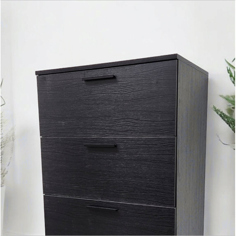 Commode à quatre tiroirs Oliver, Black