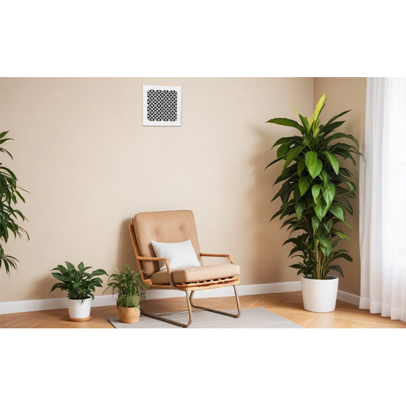 Ouverture de conduit 10 po x 10 po AIR RETOUR | Couvercle de conduit lourd en aluminium coulé (12 po x 12 po au total) | Thermolaqué
