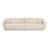 Tov Furniture Misty Cream Boucle Modular 4-Seater Sofa
