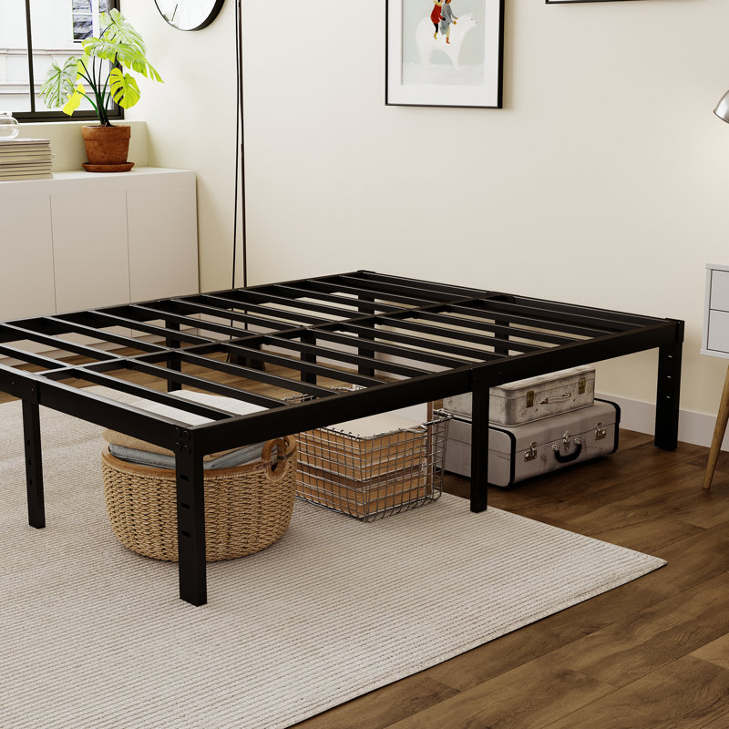 Dmitri 16" Heavy Duty Steel Platform Bed Frame, Queen