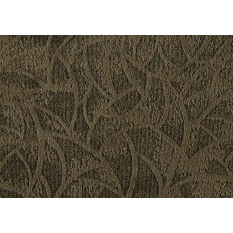Olive Green Velvet Floral Pattern Square Throw Pillow Set of 2