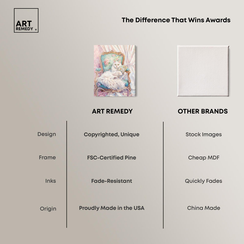 «An Aristocat Canvas» par Art Remedy, Toile tendue, H 24 po x l 20 po x P 1,5 po