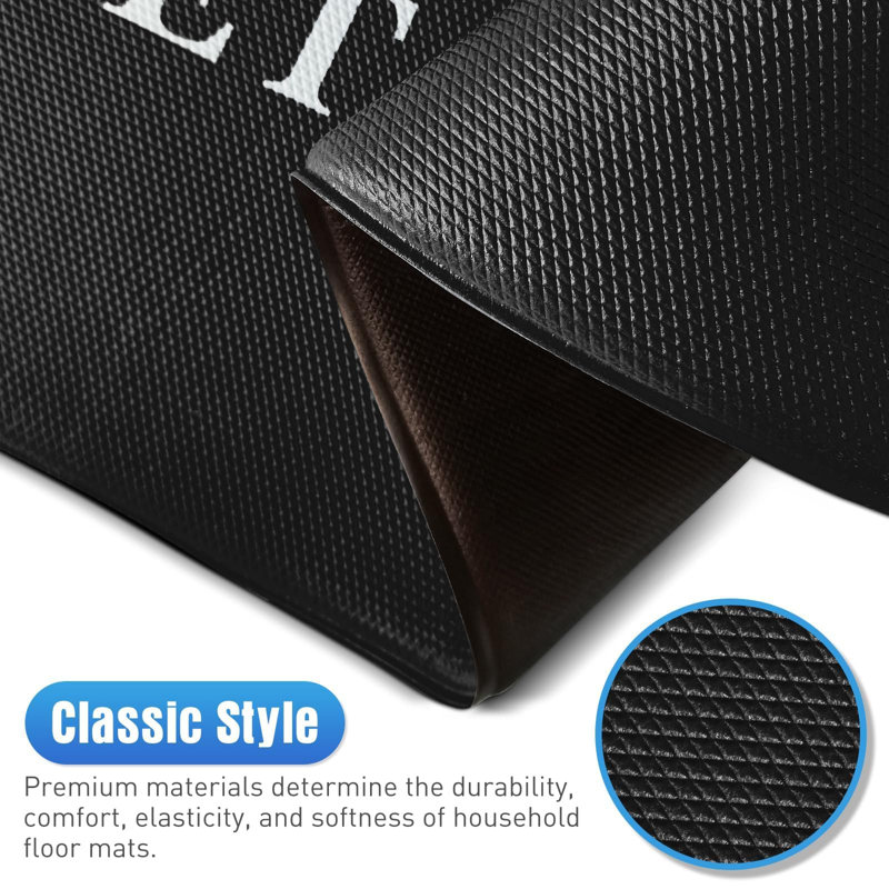 2 tapis de cuisine coussinés anti-fatigue