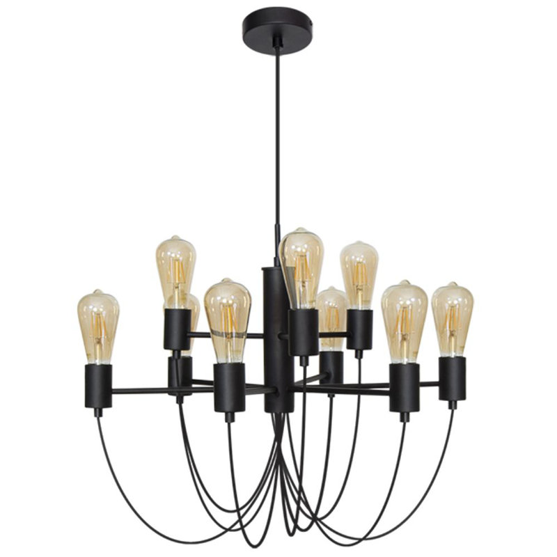 Waltham 9 - Light Candle Style Chandelier