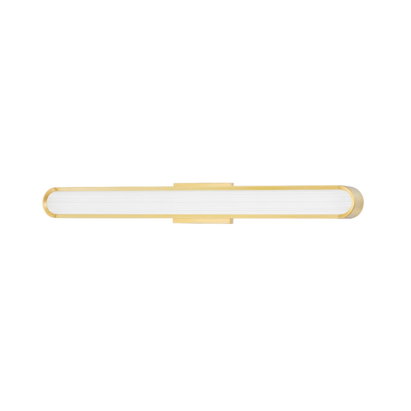 Starkey - LED Bath Bracket - Medium - Aged Brass Frame - Clear Diffuser, Aged Brass