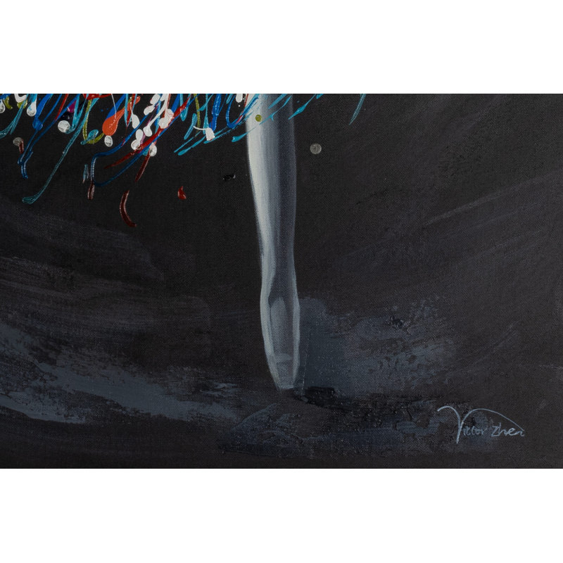 Hand -painted elf magic acrylic painting
