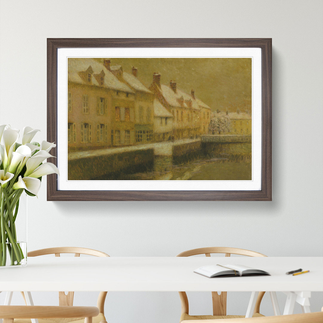 Canal in Bruges by Henri Le Sidaner - Picture Frame Painting
